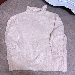 American Eagle Outfitters Cream Cowl Neck Sweater